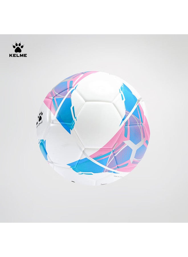 Kelme Heat-bonded Youth Professional Match Training Durable Standard Size 4 Football Pink Blue Size 4 - Image 3