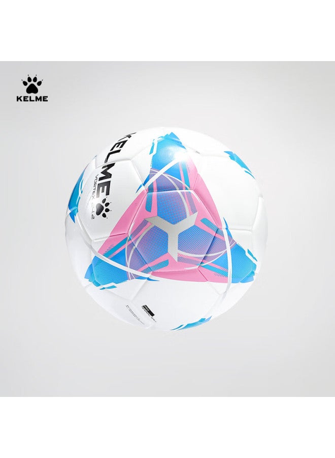 Kelme Heat-bonded Youth Professional Match Training Durable Standard Size 4 Football Pink Blue Size 4 - Image 2
