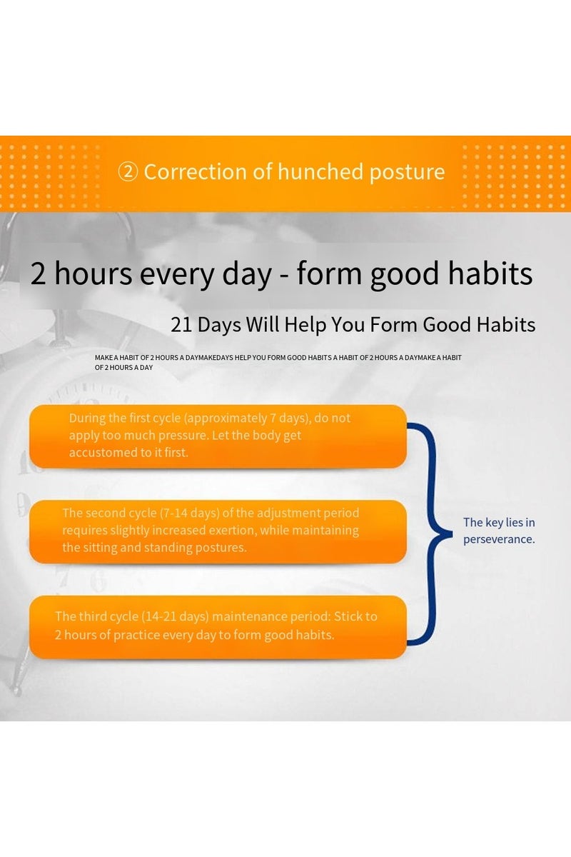 general Back Posture Corrector for Men & Women – Adjustable Orthopedic Back Brace for Spine Alignment & Shoulder Support – Posture Trainer Straightener Belt for Upper & Lower Back Relief - Image 4