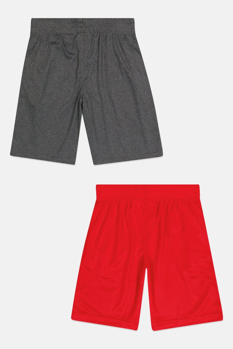 PUMA Kids Boy 2 Pieces Brand Logo Training Shorts, Multicolor - Image 3