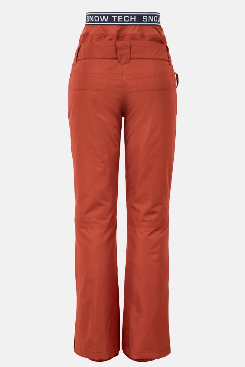 Tchibo Women Sportswear Fit Ski And Snowboard Pants, Orange  - Image 2