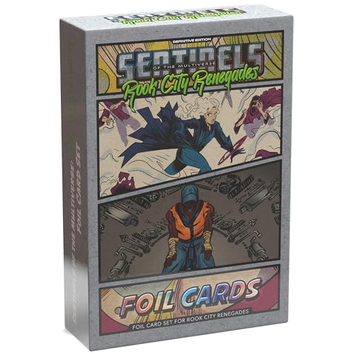 Greater Than Games Sentinels of The Multiverse Foil Pack 2 Cooperative Strategy Board Game Accessory Premium Component Upgrade - Image 1