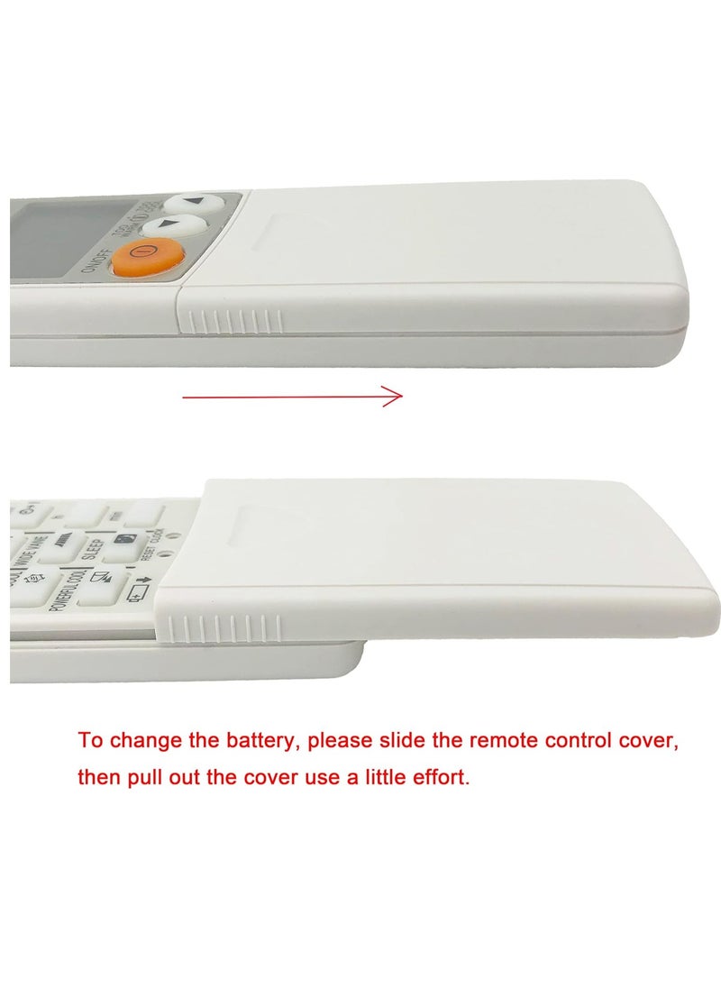 TIGER Universal Remote Control Replacement for Mitsubishi Air Conditioner A/C | Compatible with Most Models Including MSZ-A12NA, MSZ-GE09NA, MSZ-A15NA, MSZ-D30NA, MSZ-A24NA-1, KM07M, KM15E | Easy to Use, No Setup Required  - Image 4