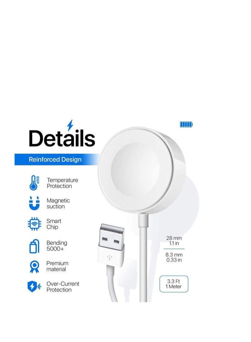 Phone Planet Wireless Charger Compatible for Watch Series 6, 5, 4, 3, 2, 1 Magnetic Charging Cable Fast Charging Portable - Image 2