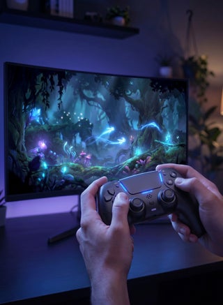 Wireless Gaming Controller with Hall Effect Joysticks, 6-Axis Motion Sensor, Bluetooth 5.3 and USB-C Wired Play, Compatible with PS5, PC, Mac, Android, iOS, Steam Deck - view 4