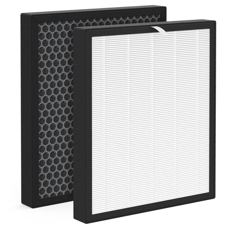 True HEPA Replacement Filter Compatible with Surround Air IntelliPro XJ3800 Air Puri fierTrue HEPA and Carbon Filter2 Pack