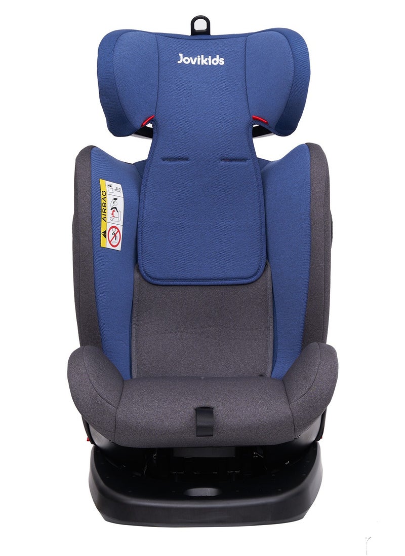 Jovikids - Rotating Angela Safety Baby Car Seat With Isofix And Top Tether, 360 Degree Swivel Child Seat, 0/1/2/3, 0 - 12 Years Old, ECE R44/04, Blue - Image 1