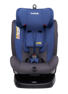 Jovikids Rotating Angela Safety Baby Car Seat With Isofix And Top Tether, 360 Degree Swivel Child Seat, 0/1/2/3, 0 - 12 Years Old, ECE R44/04, Blue  - Image 2