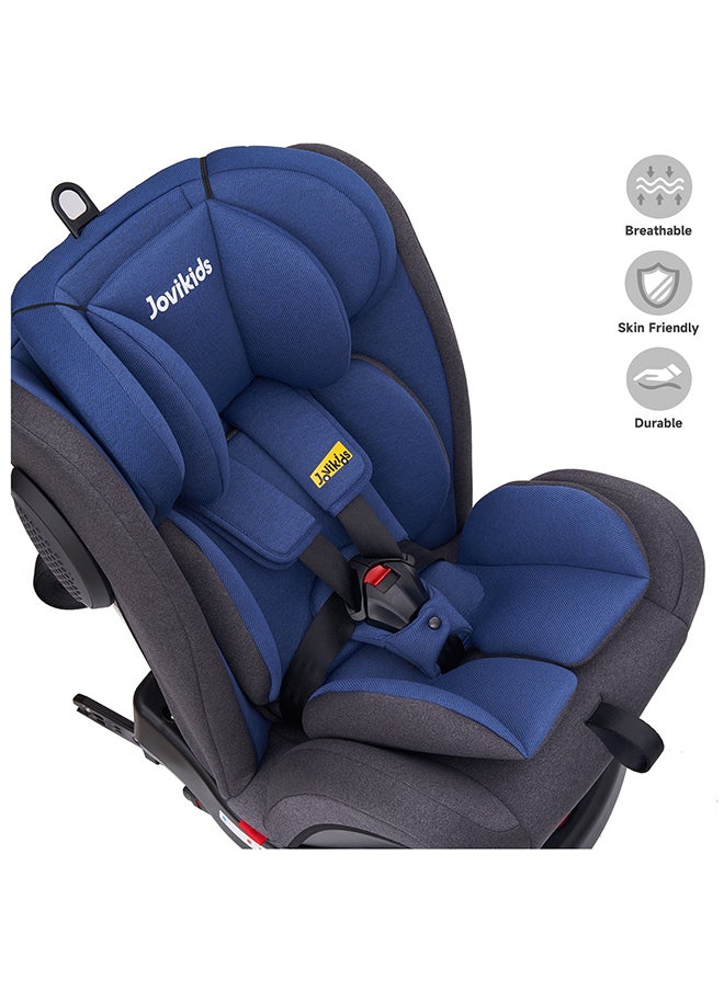 Jovikids - Rotating Angela Safety Baby Car Seat With Isofix And Top Tether, 360 Degree Swivel Child Seat, 0/1/2/3, 0 - 12 Years Old, ECE R44/04, Blue - Image 1