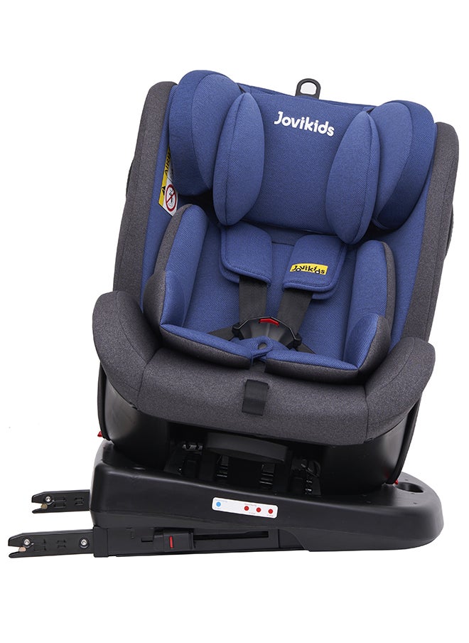 Jovikids - Rotating Angela Safety Baby Car Seat With Isofix And Top Tether, 360 Degree Swivel Child Seat, 0/1/2/3, 0 - 12 Years Old, ECE R44/04, Blue - Image 1