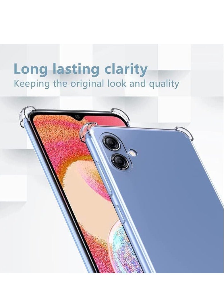 BORTONY Samsung Galaxy A06 Case Transparent Soft Flexible TPU Galaxy A06 Cover Anti Drop Shockproof Bumper Protective Case Samsung Galaxy A06 - Image 2