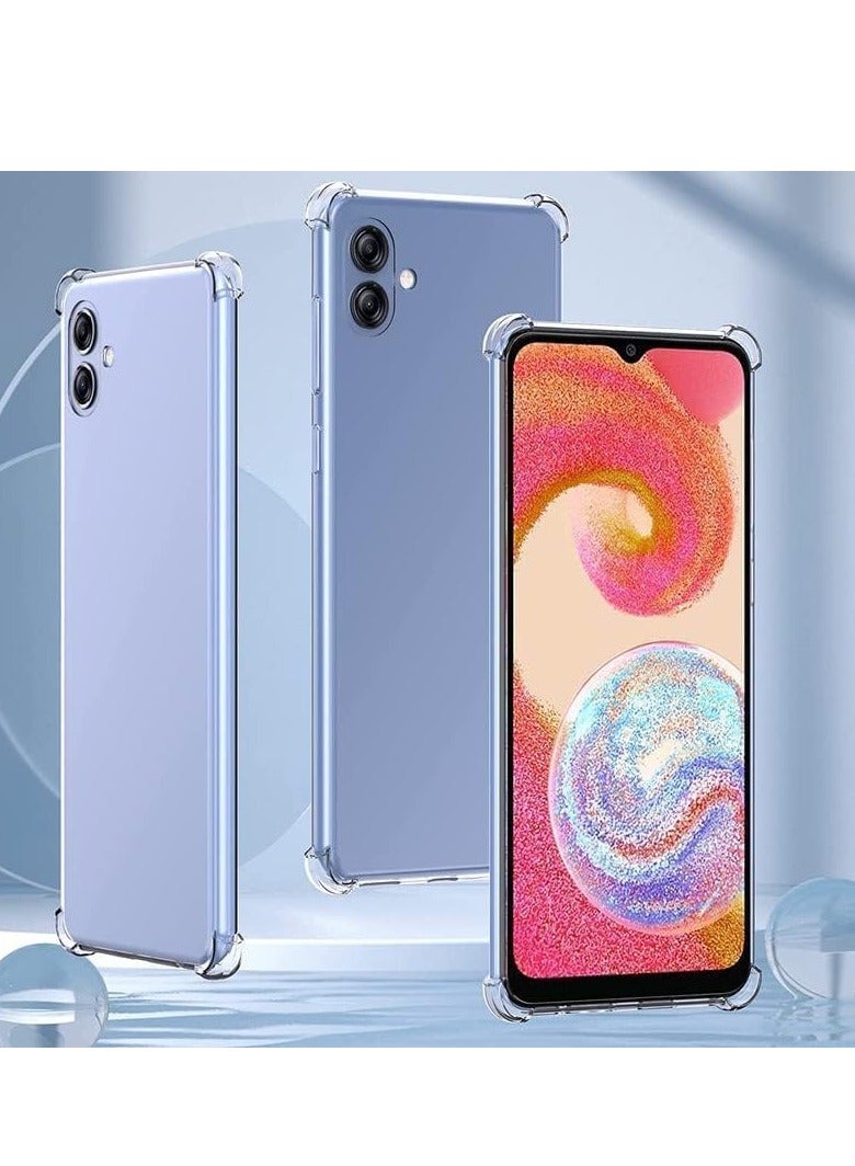 BORTONY Samsung Galaxy A06 Case Transparent Soft Flexible TPU Galaxy A06 Cover Anti Drop Shockproof Bumper Protective Case Samsung Galaxy A06 - Image 3