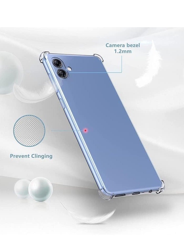 BORTONY Samsung Galaxy A06 Case Transparent Soft Flexible TPU Galaxy A06 Cover Anti Drop Shockproof Bumper Protective Case Samsung Galaxy A06 - Image 5