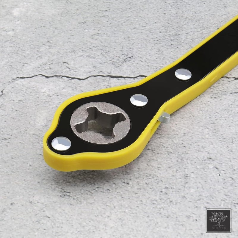 sulfar Universal Car Jack Ratchet Wrench|360° Forward & Reverse Knob|Scissor Jack Lift Speed Handle Tool|Tire Wheel Jack Wrench - Image 4