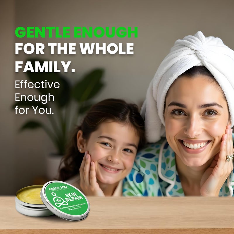 Green Goo Natural Skin Care Salve, Skin Repair and Protection, 1.82-Ounce Large Tin - Image 3