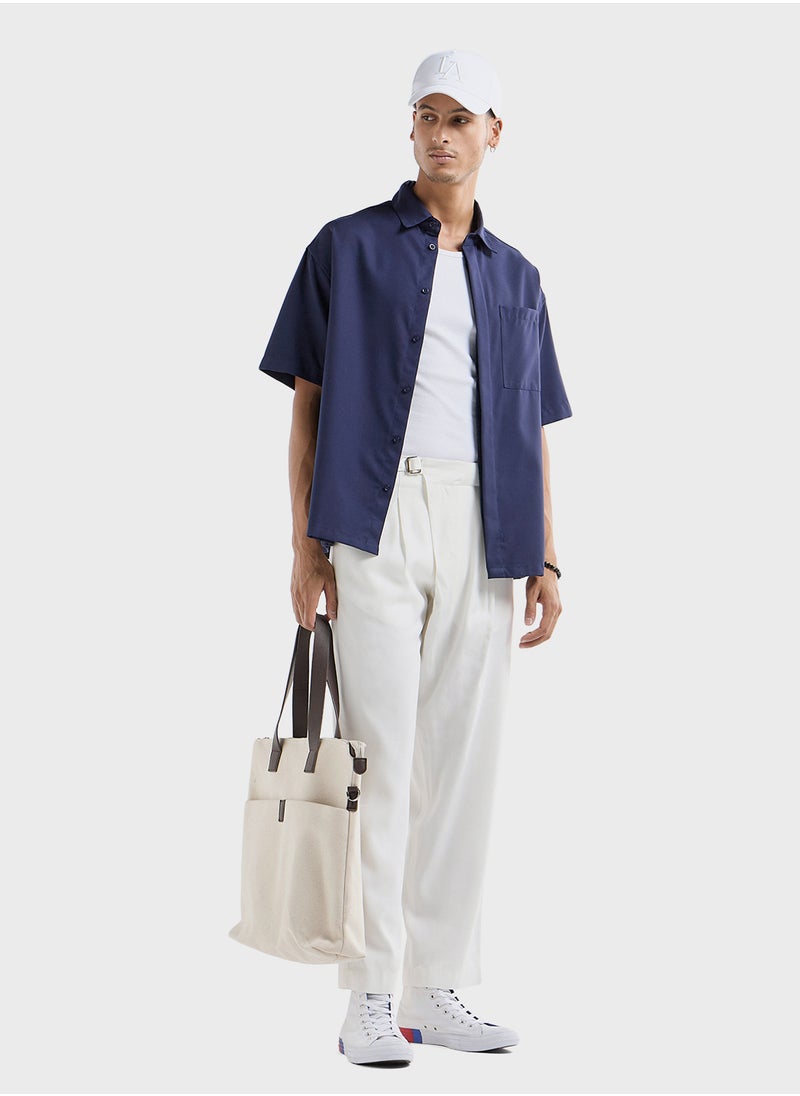 FAV Regular Fit Solid Shirt  - Image 4