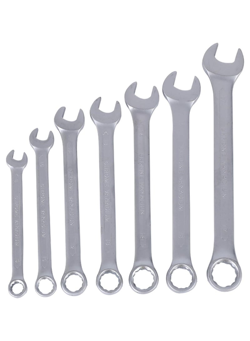 OSCO-TOOLS Osco Combination Wrench Set  – 12 Pieces, sizes from 6mm to 22mm, is a complete toolkit for any workshop or home; crafted from high-quality, rust- and corrosion-resistant materials, it offers durability and strength with a practical design for precise and efficient fastening tasks. - Image 2