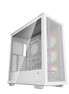 Morpheus Full Tower ATX+ PC Case, Tempered Glass Side Panel, Up to 420mm Radiator, Real-time Digital Display, 1* 420mm ARGB Fan, 4* USB 3.0 / 1* USB Type-C, White | R-MORPHEUS-WHAPA1-G-1