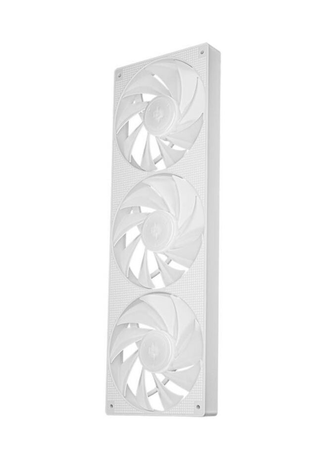 DEEPCOOL - Morpheus Full Tower ATX+ PC Case, Tempered Glass Side Panel, Up to 420mm Radiator, Real-time Digital Display, 1* 420mm ARGB Fan, 4* USB 3.0 / 1* USB Type-C, White | R-MORPHEUS-WHAPA1-G-1 - Image 1
