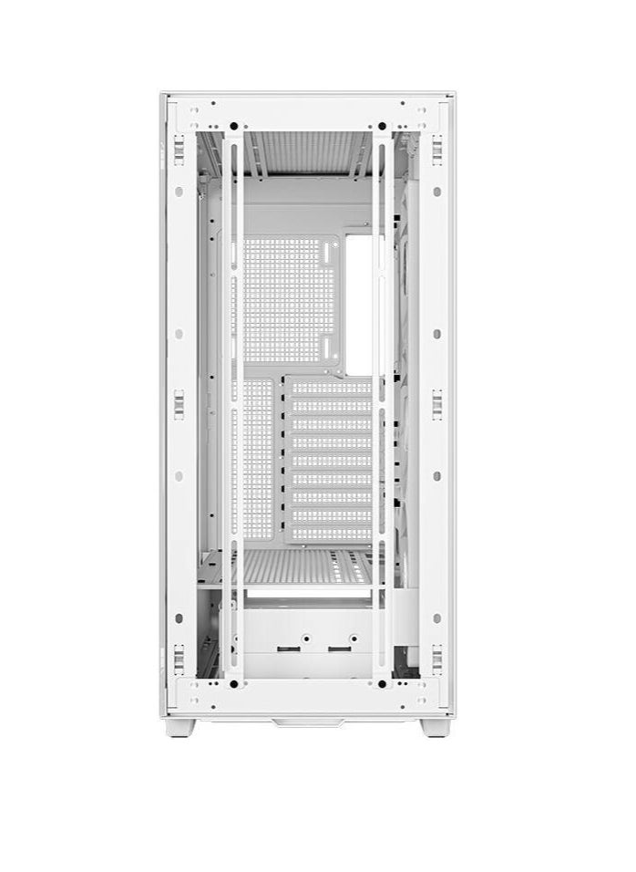 DEEPCOOL - Morpheus Full Tower ATX+ PC Case, Tempered Glass Side Panel, Up to 420mm Radiator, Real-time Digital Display, 1* 420mm ARGB Fan, 4* USB 3.0 / 1* USB Type-C, White | R-MORPHEUS-WHAPA1-G-1 - Image 1