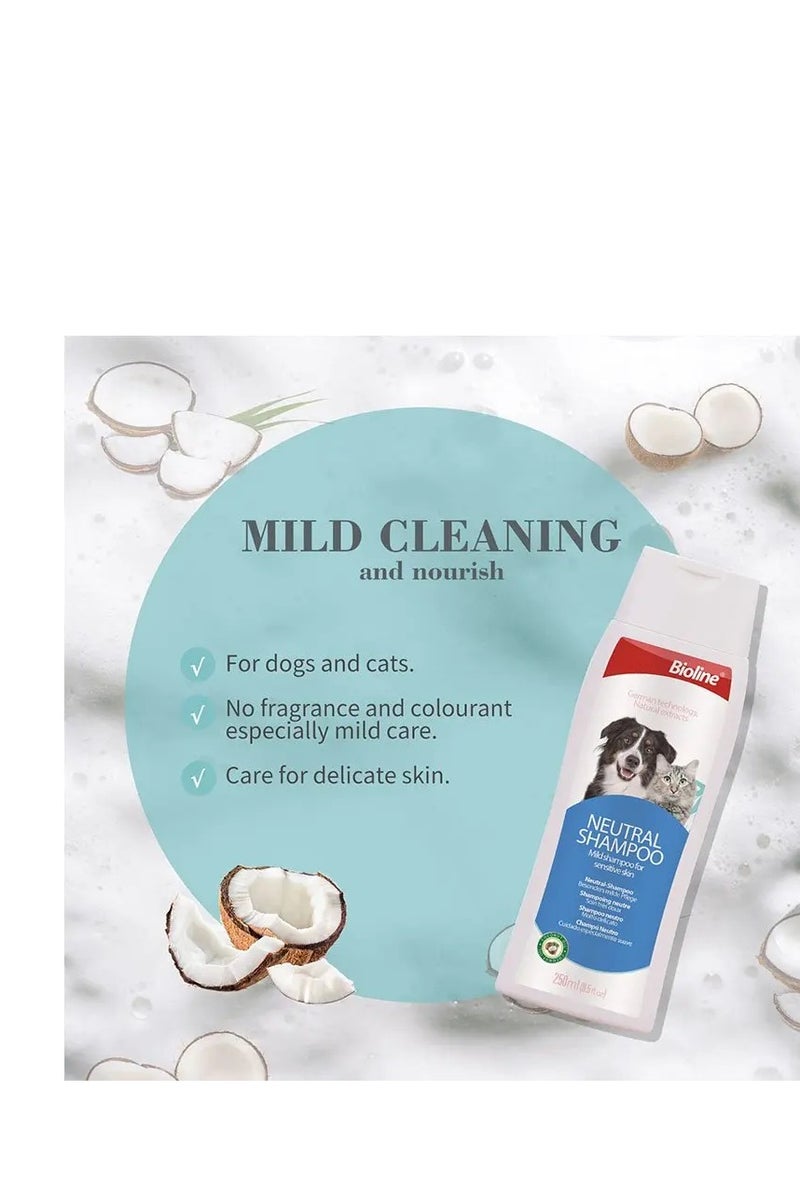 Bioline شامبو بيولين المحايد - الحجم - 250 مل - Image 2