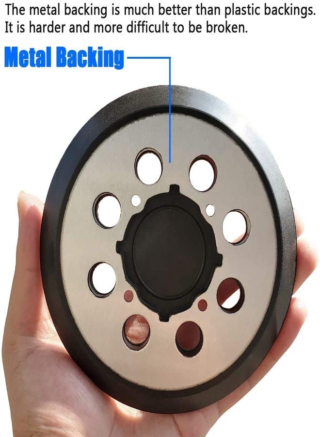 Tockrop 2 Pack 5 Inch 8 Hole Replacement Sander Pad for DeWalt DWE6423,DWE6423K, DWE6421,DWE 6421K, DCW210B Random Orbital Sander- Sanding Backing Pad - Image 3