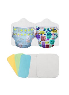 Cloth Diapers For Babies - Starter Pack With 2 Freesize Uno - New Version | Reusable Cloth Diapers For Babies From 3M To 3Y With 3 Reusable Diaper Liners, 2 Inserts And 2 Booster - pzsku/Z360413F785CEC90E6FD3Z/45/_/1733729732/dab8562a-d502-43cc-9ea7-d46a0c8032cc