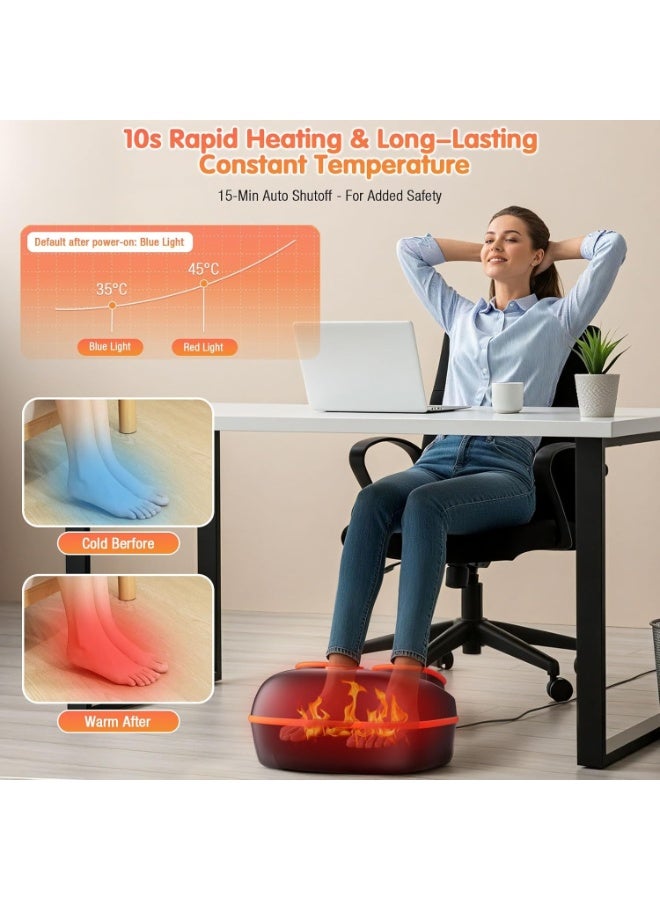 MEDNEST Fully Automatic Foot Massager, Home Use, Fully Enclosed Foot Airbag Kneading And Hot Compress Massage Foot Therapy Device - Image 3