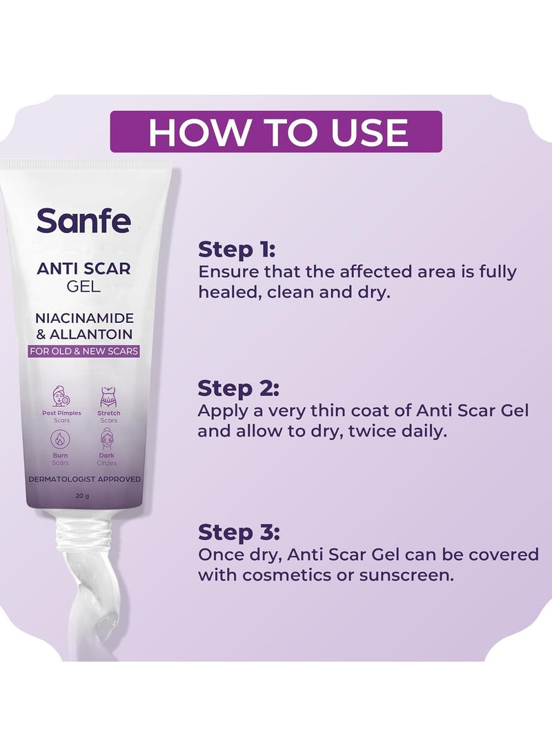 Anti Scar Gel Niacinamide Allantoin Acne Stretch Burn Scars Dark Circles Removal Old New Scars 20g - pzsku/Z3604197A454C8D6B2CF0Z/45/_/1740472986/67e05f65-4850-41cb-8f99-312073339e00