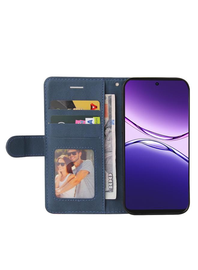 erorex Case For OPPO A5 Pro 5G Global Dual-color Splicing Flip Leather Phone Case - Image 3