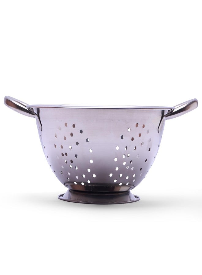 Amco 3-Piece Stainless Steel Colander Set - Multiple Sizes - 1.5, 3, 5 Quart - Durable, Professional Grade Design with Handles for Easy Transfer - Ideal Kitchen Strainer for Cooking & Washing - Image 4