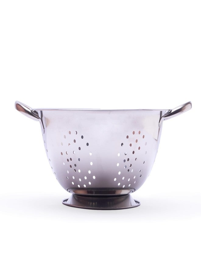 Amco 3-Piece Stainless Steel Colander Set - Multiple Sizes - 1.5, 3, 5 Quart - Durable, Professional Grade Design with Handles for Easy Transfer - Ideal Kitchen Strainer for Cooking & Washing - Image 5