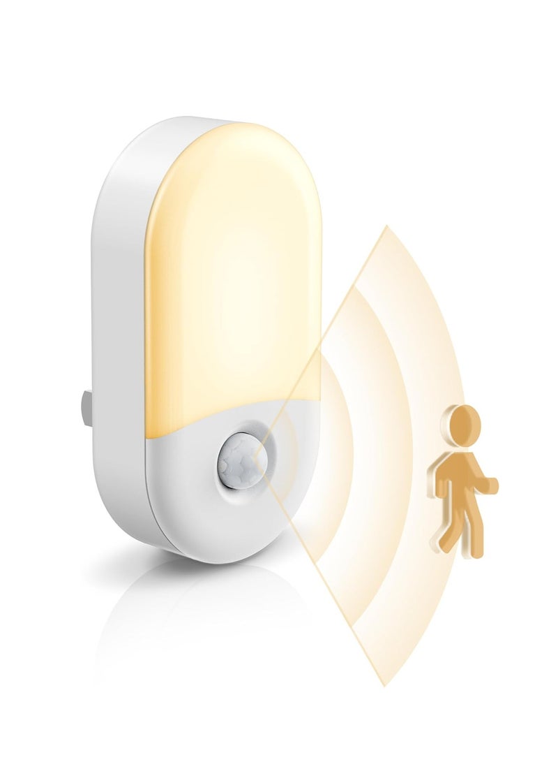 Necomi Wall Mounted Night Light, 2 Pieces LED Dimmable Night Light with Light Sensor, Soft Warm Light 3000K Automatic Night Light for Kids, Corridor - Image 5