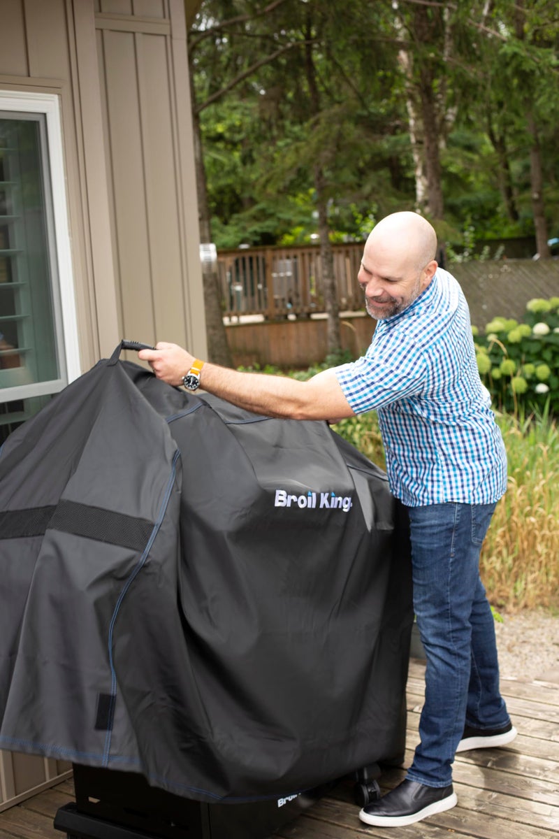 Broil King 68487 58" Premium Grill Cover, Black - Image 2