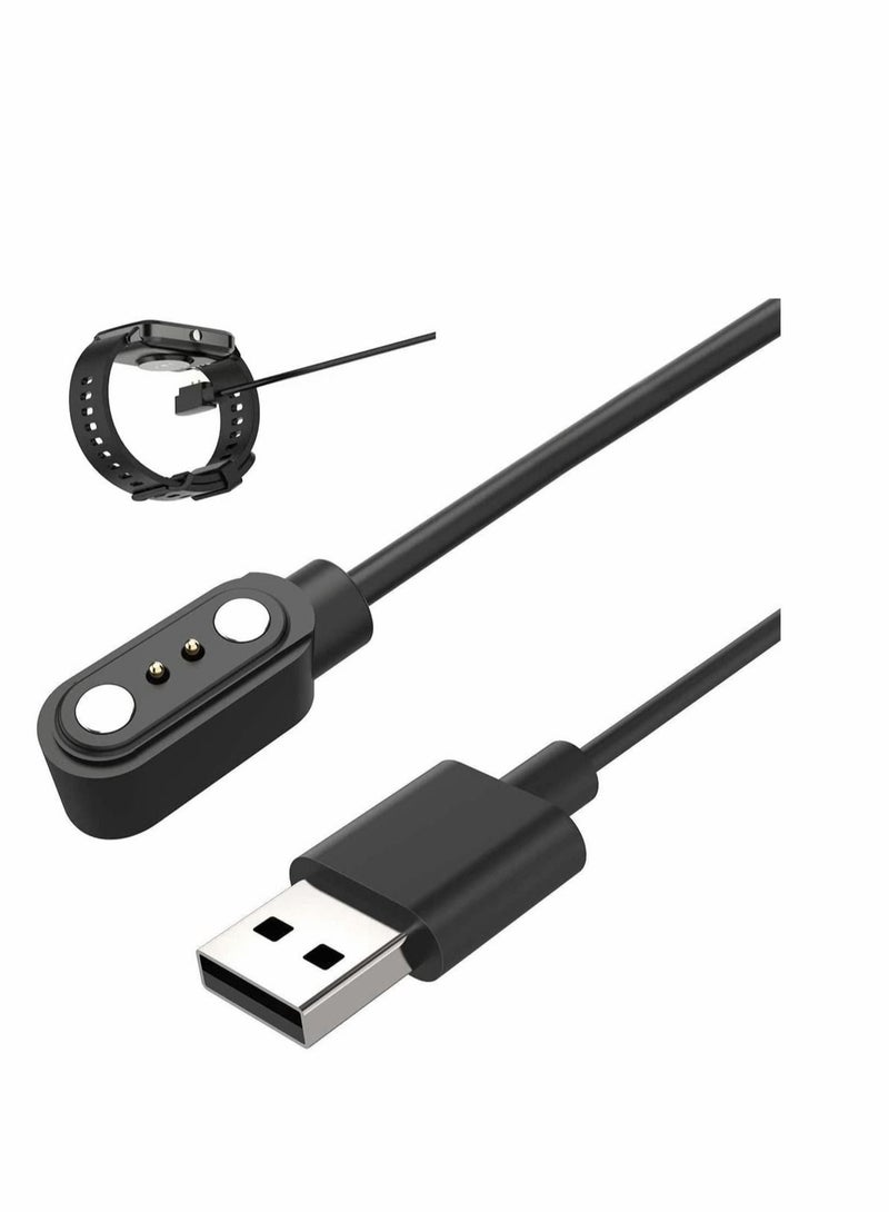 Magnetic USB Charger for Smart Watches Compatible with YAMAY VeryFitPro SW023 ID205L and More Models - Image 1
