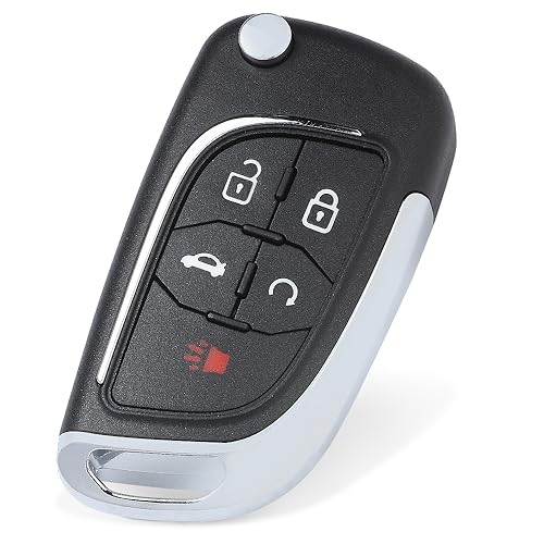 Keyecu Modified 5 Button Flip Remote Key Shell Case for Chevy Camaro Cruze Equinox Malibu ,Just a Key Shell - Image 5