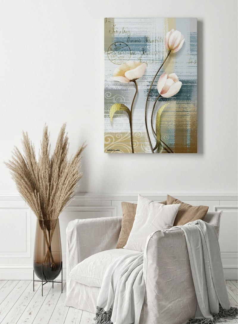 MODCLASS Canvas Painting Rose Design  - Image 1