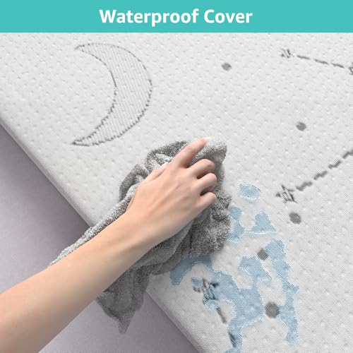 YENING Pack and Play Mattress Topper Baby Pack N Play Mattresses for Playpen and Playard with Washable Cover 38"x26"x1", 1 Pack Firm Foam - Image 4
