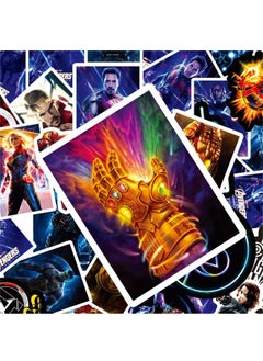 AVENGERS 50-Piece Avengers Superheroes Waterproof Stickers, HD Fine Color Printing, Vinyl Waterproof Stickers for Laptop,Skateboard, Water Bottles,Computer,Phone,Guitar, Stickers for Kids Teens Adult  - Image 5