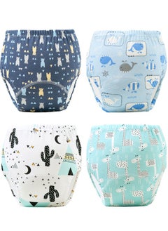 Super ZYouth 4 Pieces Baby Potty Training Pants, Cloth Diaper for Boy and Girls, Breathable Potty Training Underwear, Size 100 / 110  - Image 1