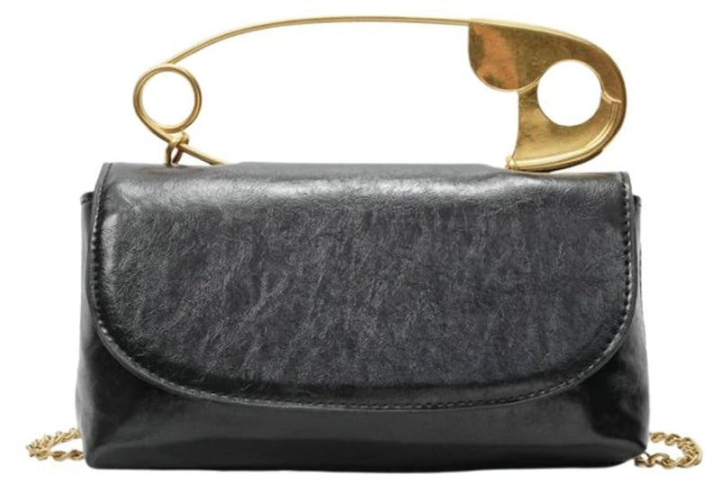 Hzxsny 2025 Trendy Tote Bag Womens Paper Clip Small Top Handle Purse Hobo Clutch Faux Leather Crossbody Bag Shoulder Handbag Purse - Image 1