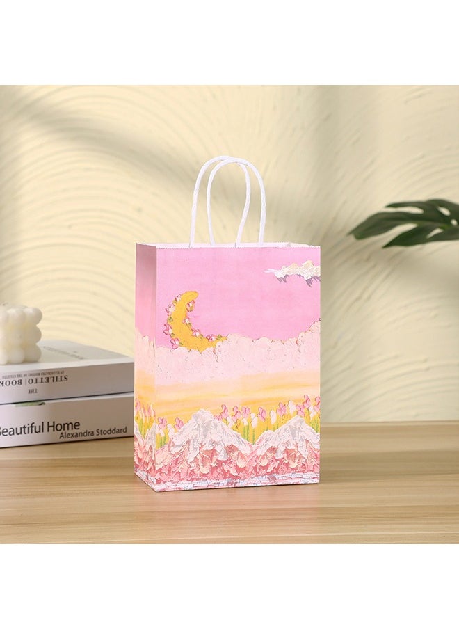 Zeemey 24 Pieces Party Favor Bags,Shopping Bag,Party Bags For Kids, supplies Snack candy Gift Bag Food Bags,Double-Sided Bags For Birthday Wedding Celebrations Party Favors 21*15*8  - Image 5
