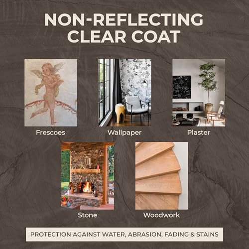 SamaN Waterbased Dead Flat Varnish SAM-801 – Protects Decorative Surfaces (500 ml – 16 oz) - Image 3