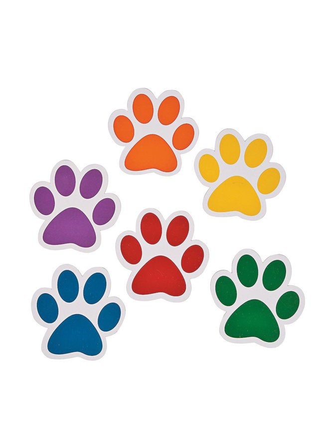 Paper Paw Print Cutouts - 48 pc