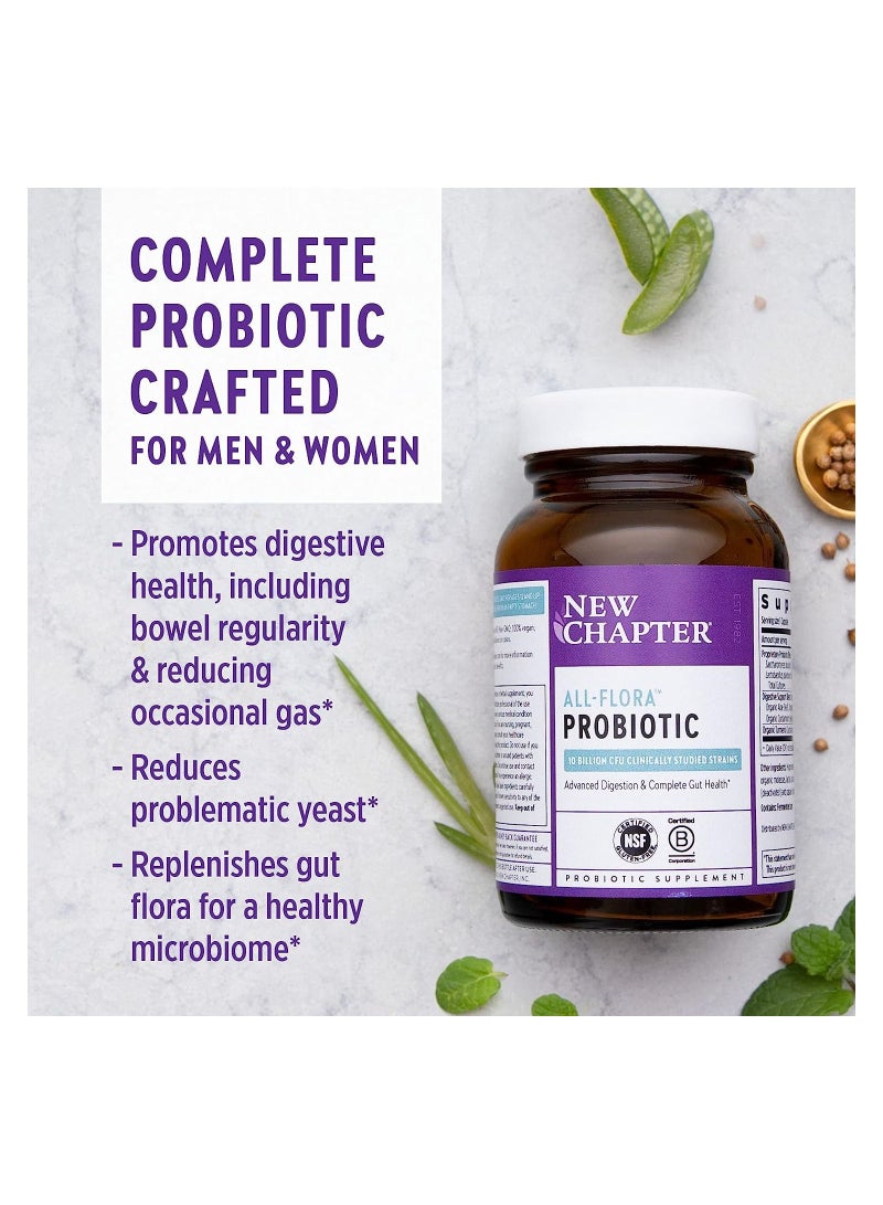 New Chapter Probiotic All-Flora - 60 Capsules - Image 5