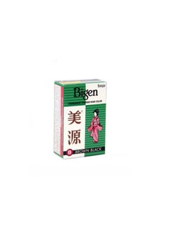 Hoyu Bigen permanent powder hair color brown black 