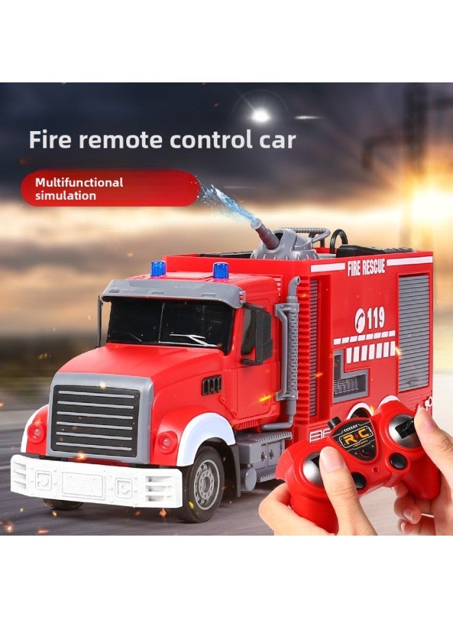 Customized Export OEM Remote Control Vehicle Electric Fire Monitor Water Spray Rescue Vehicle Lift Ladder Rechargeable Battery-Color:QH2801-3D European-style Six-way Crane "portable Sealed Box]-Proportion:Package 1: 1 Lithium Battery 1 Charging Line  - Image 2