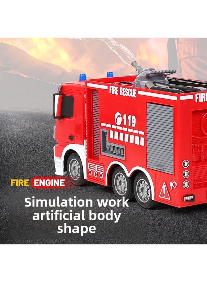Customized Export OEM Remote Control Vehicle Electric Fire Monitor Water Spray Rescue Vehicle Lift Ladder Rechargeable Battery-Color:QH2801-3D European-style Six-way Crane "portable Sealed Box]-Proportion:Package 1: 1 Lithium Battery 1 Charging Line  - Image 3