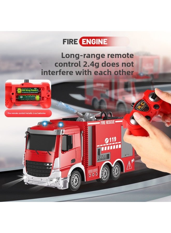 Customized Export OEM Remote Control Vehicle Electric Fire Monitor Water Spray Rescue Vehicle Lift Ladder Rechargeable Battery-Color:QH2801-3D European-style Six-way Crane "portable Sealed Box]-Proportion:Package 1: 1 Lithium Battery 1 Charging Line  - Image 5
