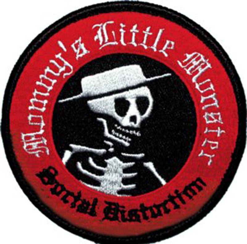 C&D Visionary Application Social Distortion Skull Logo Patch Multi - Image 5